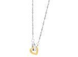 Kette ohne Anhänger ADELIA´S "Halskette mit Anhänger – Herz aus Edelstahl", gold (silber), Halsketten, Damen, 43cm, Edelstahl, Eine schöne Geschenkidee für jeden Anlass
