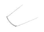 Kette ohne Anhänger ADELIA´S "Halskette – Ankerkette aus Edelstahl mit Zirkonia 43 cm", silber, Halsketten, Damen, 43cm, Edelstahl, Ideal als Geschenk zum einfach so