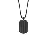 Kette ohne Anhänger ADELIA´S "Halskette mit Anhänger – aus Edelstahl", schwarz, Halsketten, Damen, 61cm, Edelstahl, Geschenkidee: zeitlos und vielseitig