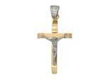 Kettenanhänger ADELIA´S "Anhänger – Kreuz Kreuzanhänger aus Edelstahl", silber, Schmuckanhänger, Damen, Edelstahl, Kettenanhänger, Eine schöne Geschenkidee für jeden Anlass