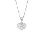 Kettenanhänger ADELIA´S "Anhänger – Herz Herzanhänger aus 925 Silber mit Zirkonia", silber, Schmuckanhänger, Damen, Silber 925 (Sterlingsilber), Kettenanhänger, Ideal als Geschenk für besondere Anlässe