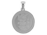 Kettenanhänger ADELIA´S "Anhänger – Gravuranhänger aus Edelstahl", silber, Schmuckanhänger, Damen, Edelstahl, Kettenanhänger, Ideal als Geschenk – dezent und elegant