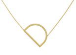 Kette ohne Anhänger ADELIA´S "Halskette mit Anhänger – Buchstabe aus Edelstahl", gold, Halsketten, Damen, 48cm, Edelstahl, Ideal als Geschenk zum Geburtstag