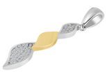 Kettenanhänger ADELIA´S "Anhänger aus 925 Silber mit Zirkonia", gold (silber), Schmuckanhänger, Damen, Silber 925 (Sterlingsilber), Kettenanhänger, Perfekt als Geschenk zum einen besonderen Tag