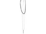 Kette ohne Anhänger ADELIA´S "Halskette – Schlangenkette aus Edelstahl 63 cm", silber (schwarz), Halsketten, Damen, 63cm, Edelstahl, Schöne Geschenkidee zum Muttertag