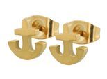 Paar Ohrhänger ADELIA´S "Ohrringe – Ohrstecker aus Edelstahl", Damen, Gr. Unisex, Edelstahl, gold, Ohrringe, Zum Verschenken an Menschen, die Ihnen am Herzen liegen