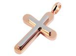 Kettenanhänger ADELIA´S "Anhänger – Kreuz Kreuzanhänger aus Edelstahl", silber, Schmuckanhänger, Damen, Edelstahl, Kettenanhänger, Schöne Geschenkidee zum einfach so