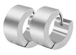 Klappcreolen ADELIA´S "Ohrringe – Klappcreole aus Edelstahl", Damen, Gr. Unisex, Edelstahl, silber, Ohrringe Klappcreolen, Perfekt als Geschenk zum Jubiläum