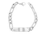 Armband ADELIA´S "Armband aus Edelstahl 21 cm", silber, Armbänder, Herren, 21cm, Edelstahl, Armband, Ideal als Geschenk für besondere Anlässe
