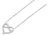 Kette ohne Anhänger ADELIA´S "Halskette mit Anhänger – Herz aus Edelstahl", silber, Halsketten, Damen, 48cm, Edelstahl, Ideal als Geschenk für besondere Anlässe