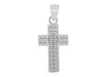 Kettenanhänger ADELIA´S "Anhänger – Kreuz Kreuzanhänger aus 925 Silber mit Zirkonia", silber, Schmuckanhänger, Damen, Silber 925 (Sterlingsilber), Kettenanhänger, Ideal als Geschenk – dezent und elegant