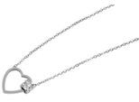 Kette ohne Anhänger ADELIA´S "Halskette mit Anhänger – Herz aus Edelstahl", silber, Halsketten, Damen, 48cm, Edelstahl, Ein kleines Geschenk mit großer Wirkung