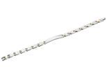Gliederarmband ADELIA´S "Armband – Gliederarmband aus Edelstahl 21 cm", silber, Armbänder, Damen, 21cm, Edelstahl, Gliederarmband, Ein stilvolles Geschenk für besondere Momente