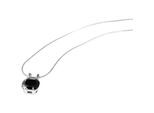 Kette ohne Anhänger ADELIA´S "Halskette mit Anhänger – aus Edelstahl", schwarz (silber), Halsketten, Damen, 58cm, Edelstahl, Zum Verschenken – passend für viele Anlässe