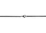 Kette ohne Anhänger ADELIA´S "Halskette mit Anhänger – aus Edelstahl", schwarz, Halsketten, Damen, 61cm, Edelstahl, Perfekt als Geschenk zum einfach so