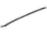Armband ADELIA´S "Armband – Panzerarmband aus Edelstahl 21 cm", schwarz, Armbänder, Damen, 21cm, Edelstahl, Armband, Eine schöne Geschenkidee für jeden Anlass