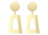 Kettenanhänger ADELIA´S "Anhänger aus Edelstahl", gold, Schmuckanhänger, Damen, Edelstahl, Kettenanhänger, Ein Geschenk, das Freude macht