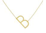Kette ohne Anhänger ADELIA´S "Halskette mit Anhänger – Buchstabe aus Edelstahl", gold, Halsketten, Damen, 48cm, Edelstahl, Zum Verschenken – ideal zum einfach so