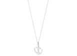 Kette ohne Anhänger ADELIA´S "Halskette aus Edelstahl 45 cm", silber, Halsketten, Damen, 45cm, Edelstahl, Ein Geschenk, das Freude macht