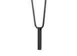 Kette ohne Anhänger ADELIA´S "Halskette mit Anhänger – aus Edelstahl", schwarz, Halsketten, Damen, 61cm, Edelstahl, Eine schöne Geschenkidee für jeden Anlass