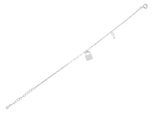 Armband ADELIA´S "Armband aus 925 Silber mit Zirkonia 17 cm", silber, Armbänder, Damen, 17cm, Silber 925 (Sterlingsilber), Armband, Ideal zum Verschenken – schlicht und stilvoll