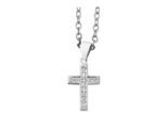Kettenanhänger ADELIA´S "Anhänger – Kreuz Kreuzanhänger aus 925 Silber mit Zirkonia", silber, Schmuckanhänger, Damen, Silber 925 (Sterlingsilber), Kettenanhänger, Zum Verschenken – passend für viele Anlässe