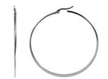 Paar Creolen ADELIA´S "Ohrringe – Creole aus Edelstahl", Damen, Gr. Damen, Edelstahl, silber, Ohrringe, Zum Verschenken an Menschen, die Ihnen am Herzen liegen