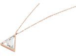 Kette ohne Anhänger ADELIA´S "Halskette – Ankerkette aus Edelstahl 43 cm", rosa (gold), Halsketten, Damen, 43cm, Edelstahl, Ein stilvolles Geschenk für besondere Momente