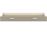 Schublade DEMEYERE GROUP "Tidy", weiß matt, tonerde, B:198,4cm H:21,9cm T:93cm, Schubladen, Schublade