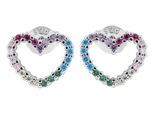 Paar Ohrhänger ADELIA´S "Ohrringe – Ohrstecker aus 925 Silber mit Zirkonia", Damen, Gr. Damen, Silber 925 (Sterlingsilber), silber, Ohrringe, Zum Verschenken – ideal zum einen besonderen Tag