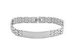 Gliederarmband ADELIA´S "Armband – Gliederarmband aus Edelstahl 20 cm", silber, Armbänder, Damen, 20cm, Edelstahl, Gliederarmband, Perfekt zum Verschenken an besondere Menschen