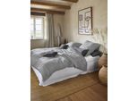 Bettwäsche IRISETTE "Premium Satin Bettwäsche Paris", grau, B/L: 140cm x 200cm, 1 Stk., 1 Stk., Mako-Satin, B/L: 90cm x 70cm, 2, Mako-Satin, Obermaterial: 100% Baumwolle, Bettwäsche, Bettwäsche, Hochwertige Premium Bettwäsche