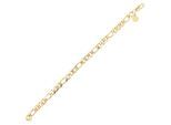 Armband ADELIA´S "Armband aus Edelstahl 21,5 cm", gold, Armbänder, Damen, 22cm, Edelstahl, Armband, Ein Geschenk, das Freude macht