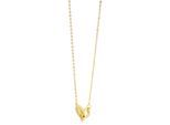 Kette ohne Anhänger ADELIA´S "Halskette mit Anhänger – Herz aus Edelstahl", gold, Halsketten, Damen, 47cm, Edelstahl, Geschenkidee: zeitlos und vielseitig