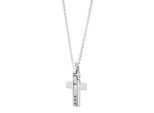 Kette ohne Anhänger ADELIA´S "Halskette mit Anhänger – Kreuz aus Edelstahl", silber, Halsketten, Damen, 60cm, Edelstahl, Ideal zum Verschenken – schlicht und stilvoll