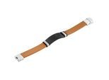Armband ADELIA´S "Armband aus Leder 21 cm", braun, Armbänder, Damen, 21cm, Leder, Armband, Ideal als Geschenk – dezent und elegant
