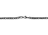 Kette ohne Anhänger ADELIA´S "Halskette mit Anhänger – Kreuz aus Edelstahl", schwarz, Halsketten, Damen, 60cm, Edelstahl, Eine schöne Geschenkidee für jeden Anlass