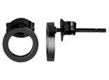 Paar Ohrhänger ADELIA´S "Ohrringe – Ohrstecker aus Edelstahl", Damen, Gr. Damen, Edelstahl, schwarz, Ohrringe, Zum Verschenken – ideal zum Valentinstag