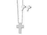Kette ohne Anhänger ADELIA´S "Halskette mit Anhänger – aus Edelstahl", silber, Halsketten, Damen, 48cm, Edelstahl, Ideal als Geschenk – dezent und elegant