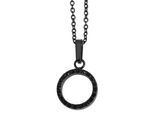Kette ohne Anhänger ADELIA´S "Halskette mit Anhänger – aus Edelstahl", schwarz, Halsketten, Damen, 43cm, Edelstahl, Schöne Geschenkidee zum Geburtstag