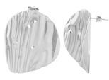 Paar Ohrhänger ADELIA´S "Ohrringe – Ohrstecker aus Edelstahl", Damen, Gr. Damen, Edelstahl, silber, Ohrringe, Ideal zum Verschenken – schlicht und stilvoll