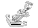 Kettenanhänger ADELIA´S "Anhänger – Anhänger aus 925 Silber mit Zirkonia", silber, Schmuckanhänger, Damen, Silber 925 (Sterlingsilber), Kettenanhänger, Ideal als Geschenk – dezent und elegant