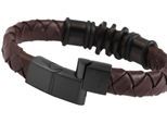 Armband ADELIA´S "Armband aus Leder 21,5 cm", braun, Armbänder, Herren, 22cm, Leder, Armband, Ideal zum Verschenken – schlicht und stilvoll