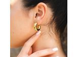 Paar Ohrhänger ADELIA´S "Ohrringe aus Edelstahl", Damen, Gr. Damen, Edelstahl, gold, Ohrringe, Perfekt zum Verschenken an besondere Menschen