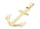 Kettenanhänger ADELIA´S "Anhänger aus Edelstahl", gold, Schmuckanhänger, Damen, Edelstahl, Kettenanhänger, Ein stilvolles Geschenk für besondere Momente