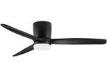 NOVA LUCE Deckenleuchte "ALOA", schwarz, 1, Ø 132cm H: 27,5cm, 1 Stk., Leuchten, Deckenleuchte