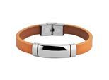 Armband ADELIA´S "Armband aus Leder 21 cm", braun, Armbänder, Damen, 21cm, Leder, Armband, Ideal zum Verschenken – schlicht und stilvoll