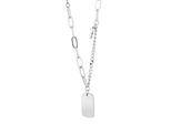 Kette ohne Anhänger ADELIA´S "Halskette mit Anhänger – aus Edelstahl", silber, Halsketten, Damen, 45cm, Edelstahl, Ein Geschenk, das Freude macht