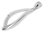 Kettenanhänger ADELIA´S "Anhänger aus 925 Silber mit Zirkonia", silber, Schmuckanhänger, Damen, Silber 925 (Sterlingsilber), Kettenanhänger, Ideal zum Verschenken – schlicht und stilvoll