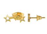 Paar Ohrhänger ADELIA´S "Ohrringe – Ohrstecker aus Edelstahl", Damen, Gr. Damen, Edelstahl, gold, Ohrringe, Ideal zum Verschenken – schlicht und stilvoll